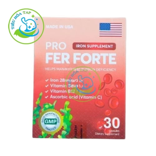 Pro Fer Forte - Hỗ trợ cung cấp sắt vitamin khoáng chất